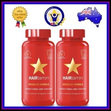 2 HAIRTAMIN Hair Growth Vitamins Regrow Healthy Hair Loss Supplement Treatment picture