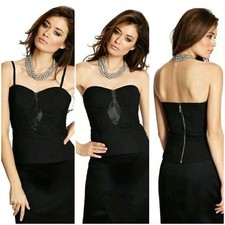 NWT GUESS by Marciano black bustier size 0 picture