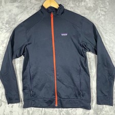 Patagonia Adze Hybrid Jacket Mens Medium Navy Blue Polartec Full Zip 23810 FA17 picture