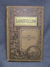 The Poetical Works of Henry Wadsworth Longfellow Illustrated Book c1883 picture