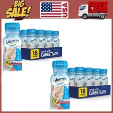 2 Pack Glucerna Original Diabetic Protein Shake, Strawberry, 16 Count picture
