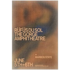 Rufus Du Sol The Gorge Amphitheatre June 5-6 Poster picture
