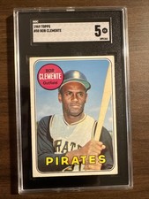 Roberto Clemente, 1969 Topps, 50, SGC 5, HOF  picture