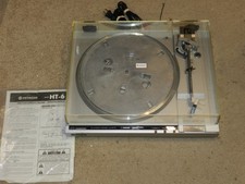 Hitachi HT-6 Direct Drive Automatic Turntable W/ Audio-Technica AT85EP CARTRIDGE picture