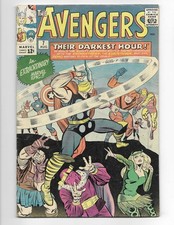 Avengers 7 1964 Marvel Comics VG+ 4.5 Baron Zemo Enchantress Captain America picture