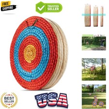 Traditional Hand-Made Straw Archery Target,Arrow Target for Recurve Bow Longb... picture