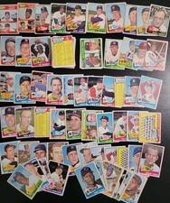 1965 Topps Baseball Lot - 120 Different Cards - W/ 1964 ERA Leaders and More picture