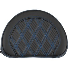Saddlemen Contoured Sissy Bar Pad - Lattice Stitch - Blue Stitch 051320701 picture