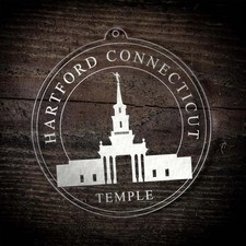 Hartford Connecticut Temple Christmas Ornament picture