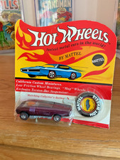 Vintage Hot Wheels Redline Whipped Creamer Magenta Carded Blister Pack picture