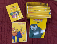BBC MUZZY Multilingual Story Book & Vocabulary Builder Box Set DVD CD Book picture