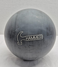 Black Hammer Faball Fab Bowling Ball 15.75 Pound Urethane Vintage 1985 Undrilled picture