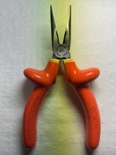 Crescent Brand Made Usa 152 Mm 100 V Needle Nose, Pliers, Heavily Insulated. picture