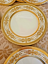 Antique Minton 8 Piece Raised Gold Encrusted Place Setting 9