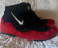 Vintage Nike Inflict 3 Wrestling Shoes in the iconic Black and Red - Men’s 10.5 picture