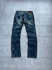 Etro Milano Woman Paisley Floral Overprinted Jeans Sz M picture