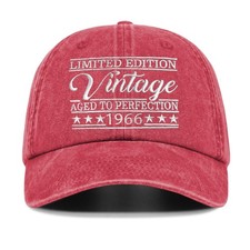 Birthday Gifts for Him Her, Ideal Gifts for Men Women, Vintage Hat 1966 03.red picture