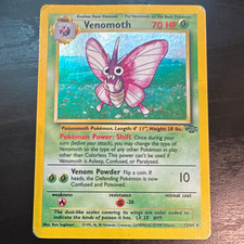 Venomoth - Jungle 13/64 Holo Rare Unlimited EN HP picture