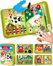 hahaland Busy Book for Toddlers 1-3 - Montessori Toys Busy Board for 1 Year Old  picture