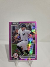 2026 Topps Chrome Baseball #295 Ben Rice, Pink Logofractor /250 - Yankees picture