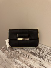 CALVIN KLEIN BLACK SAFFIANO LEATHER GIFTING DEMI SHOULDER BAG picture
