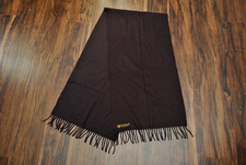 Loro Piana 100% Cashmere Scarf Fringe Purple 17 x 72 R926K picture