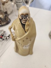 Vintage Grim Reaper Decanter  With Scull Shooters Very Rare & Unique Collection picture