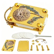 JDOQOKJ Handcrafted Metal Mini Flower Press, Miniature Flower Press Kit, Gold... picture