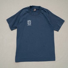 Vintage Phoenix Fire Dept 911 Single Stitch T Shirt Navy Blue 14-16 USA Made picture