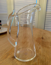 Steuben Crystal Pitcher Signed 8.5