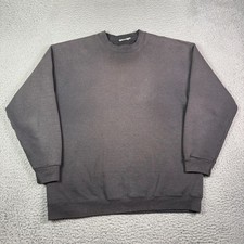 Vintage 90s Sun Faded Black Distressed Sweatshirt Mens M Crewneck Pullover picture