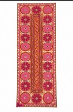 Vintage VERA Neumann Scarf Pink Silk Mod Geometric Italy 60's Vibrant picture