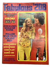 FABULOUS 208 MAGAZINE JUNE 1970 GEORGE HARRISON JUSTIN HAYWARD ROBERT PLANT VTG picture
