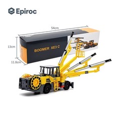 NEW Epiroc Boomer E2 Rock Drilling Adjustable DieCast Car Model Figure W/Box Toy picture
