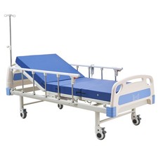 Uimoso Electric Adjustable Hospital Bed with Mattress and Dual Functions picture