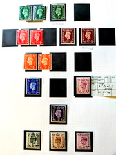 GB 1937 George VI Fresh  mint definitives , incl sideways ,shades Sg462/70 Mnh picture