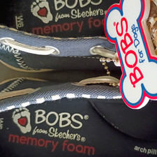 BOBS from Skechers BOBS for Dogs Blue Canvas Lace-Up Women’s 6 picture