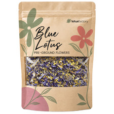 Dried Pre-ground Blue Lotus Flowers, Nymphaea Waterlily picture
