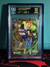 Dragon Ball BT30-143 CR Trinity Android 16, 17, 18 Bgs 10 BLACK LABEL POP 7 picture