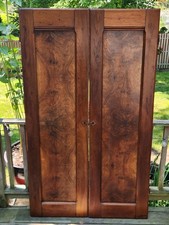 EASTLAKE BURL WALNUT FURNITURE ARCHITECTURAL RECLAIMED WOOD PIECES DOOR PANALS picture