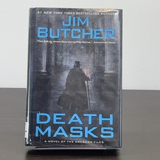 Death Masks by Jim Butcher Dresden Files 5 Hardcover 1st Printing 2009 picture