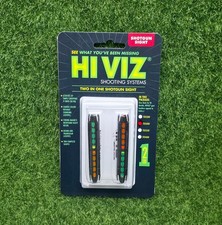 HIVIZ Two-In-One Magnetic Shotgun Sight, Narrow Rib, Green/Orange - TO300 picture