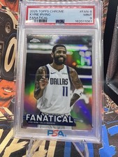 Topps Chrome 2025 Kyrie Irving #FAN-8 Fanatical Insert PSA 9 Mavericks picture