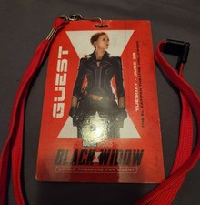 Marvel Studios Black Widow World Premiere El Capitan  Guest Badge *RARE* picture