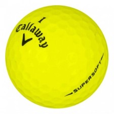 Callaway Supersoft Yellow 50 Pack Used Golf Balls 3A AAA Good Condition picture
