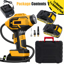 20V Portable Car Tire Inflator Pump Air Compressor LED Digital & Battery+Charger picture