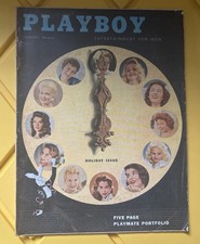 Vintage Playboy Magazine January 1957 Centerfold Intact picture