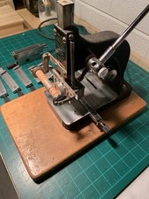 Kingsley Hot Foil Stamping Machine + Type Holders - Works Great picture