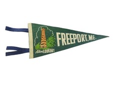 Freeport, Maine Felt Pennant - Allen’s Lookout Tower - approx. 11 3/4