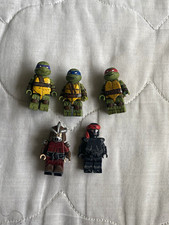 LEGO Custom Teenage Mutant Ninja Turtles Minifigure Lot of 5pc picture